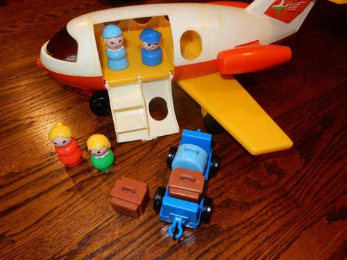 VINTAGE FISHER PRICE AIRPLANE PLUS! 1980