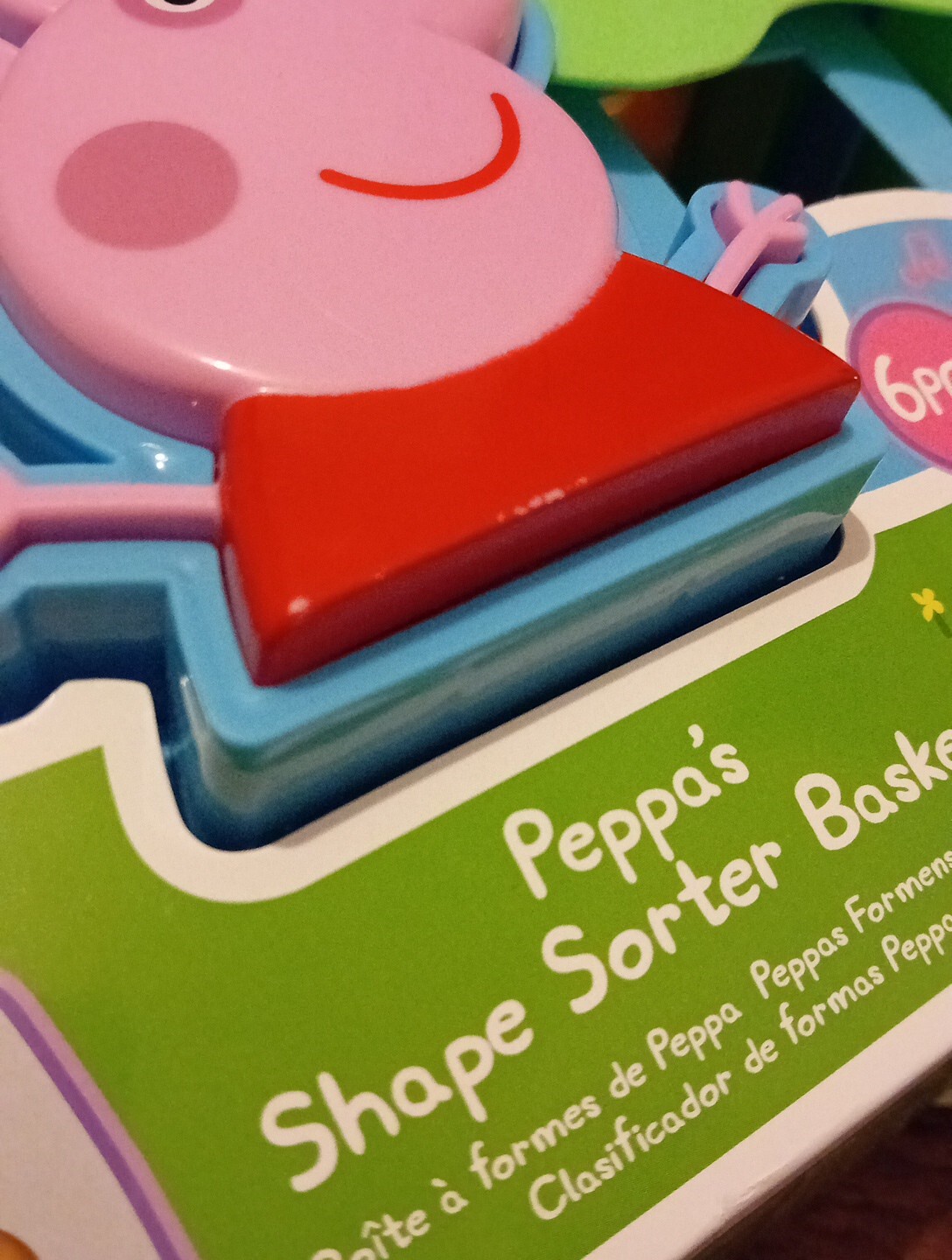 Peppa Pig's childs Shape Sorter Basket eBay