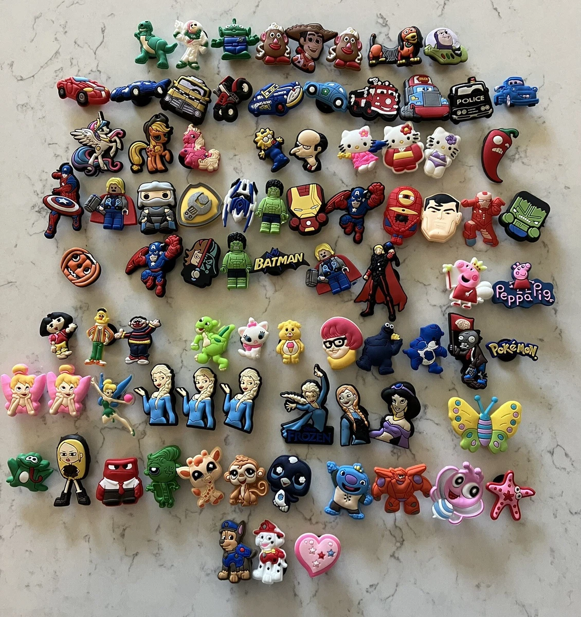 Disney Croc Charms | Marvel Accessories | DC Comics | Super Hero |  Children’s Accessories | Toddler Crocs | Spider-Man | Toy Story | Pixar