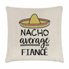 Coussin Housse Nacho Moyen Fiancé Meilleur Du Monde Préféré Drôle Génial
