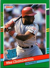 1991 Donruss Baseball - #423 Wes Chamberlain Rated Rookies