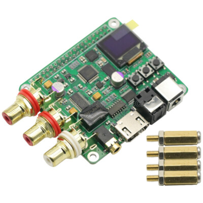 1Pc For HIFI DAC Decoder Raspberry Pi Coaxial Fiber Optic I2S Digital Sound Card
