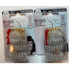 Invisibobble Kids Hair Rings Spiral Disney Princess Rose No Ouch 5 Ct Lot of 2