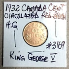 1932 Canada Small Cent — photo from another recent sale