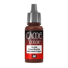 HAMMERED COPPER Metallic Vallejo Game Color Paint 72.059 17 ml/0.57 oz 