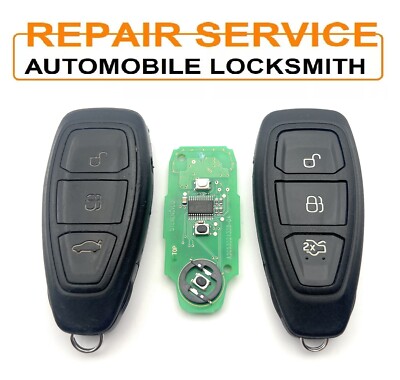 Reparaturservice für Ford Fiesta Focus Mondeo Kuga Keyless Entry Fernbedienung Schlüsselanhänger