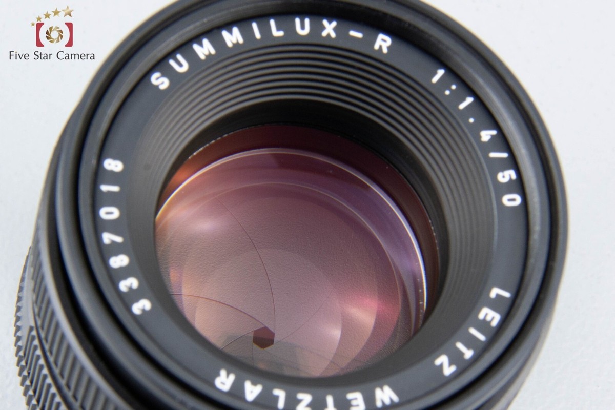 ★美品★Leica ライカ SUMMILUX-R 50mm f/1.4 E55 Excellent!! Leica SUMMILUX-R 50mm f/1.4 E55 R-Cam 2023.12