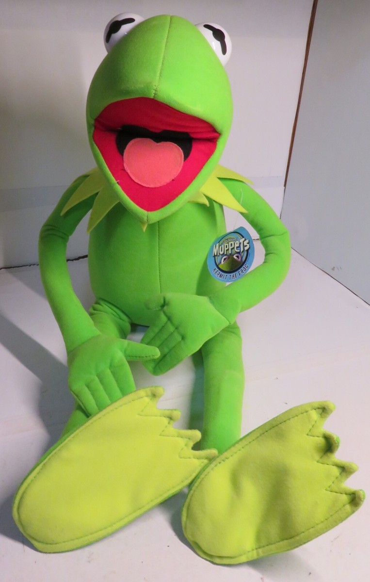 Vintage Kermit the Frog Nanco Plush Posable Bendable Muppets Jim