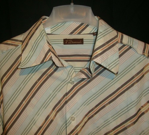 7 Diamonds Retro 70's Inspired Diagonal 