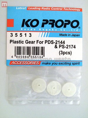 Ko Propo 35513 Zahnräder PDS-2144 PS-2174 (3) Kunststoff Zahnradset Modellbau