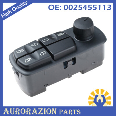 Front Left Master Control Power Window Switch For Mercedes Axor Atego 0025455113