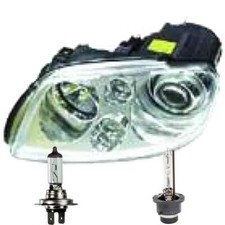 Bi Xenon Fari Sinistro Per VW Touran Anno 03-06 Bosch D2S+H7 Inclusi Lampadine