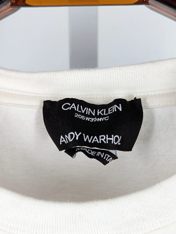Calvin Klein 205w39nyc Andy Warhol Car Crash Art Print T Shirt Italy Raf Simons - Image 4 of 4