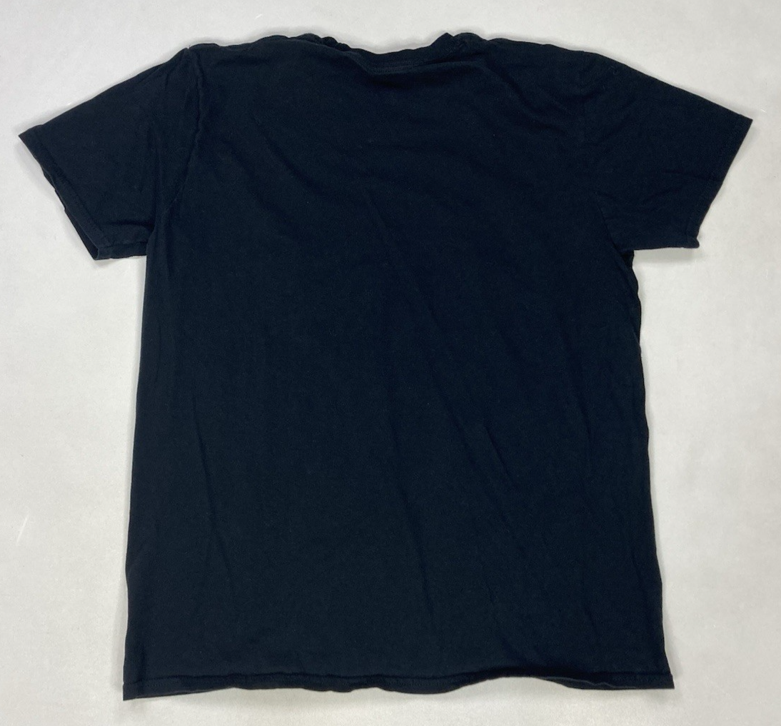 FILA T shirt grafica Death Row Records uomo grande nera logo rosso manica corta musica