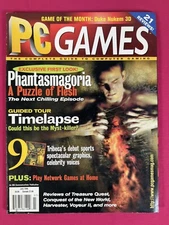 July 1996 PC GAMES Magazine | Sierra On-line PHANTASMAGORIA, Duke Nukem 3D!