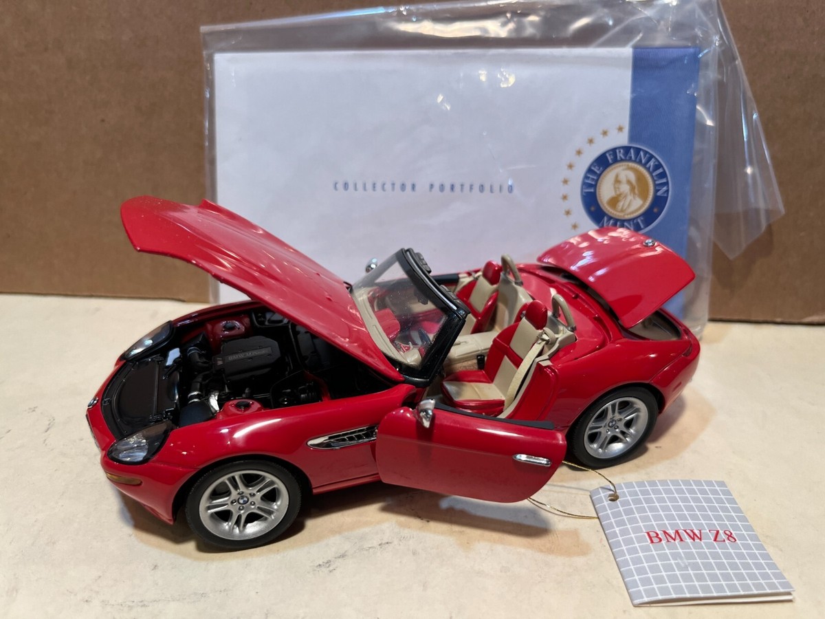 1/24 FRANKLIN MINT BMW Z8 ROADSTER RED TAN TOP | eBay