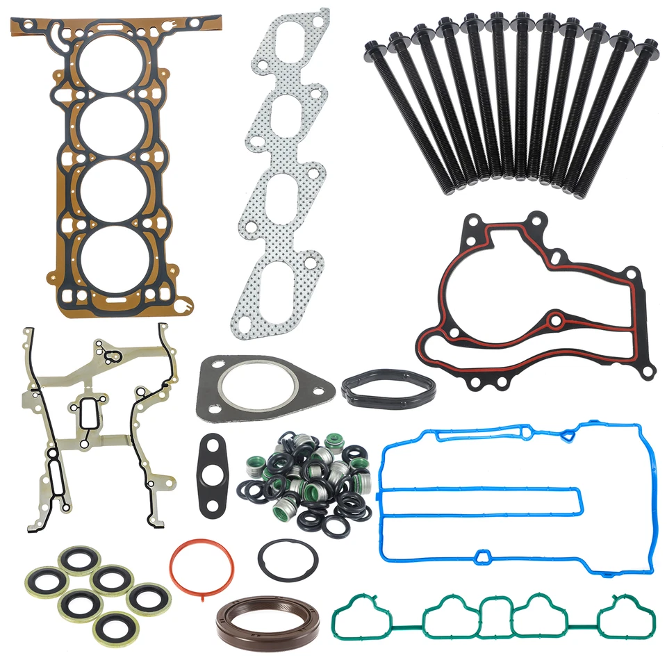 Комплект болтов с прокладкой головки для двигателя Chevrolet Cruze 1,4 л Turbo 2011-2015 годов выпуска 16 штук - Изображение 2 из 4