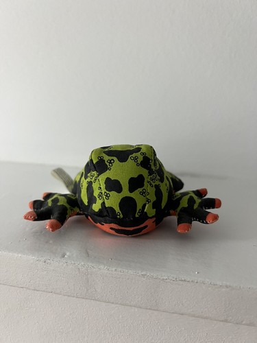 DART FROG Determined Productions 1992 Vintage Beanie Plush Toy Animal - Picture 6 of 11