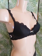 Soutien-gorge Ravage Taille 85A Noir - Style Plongeant, Neuf Sans étiquettes