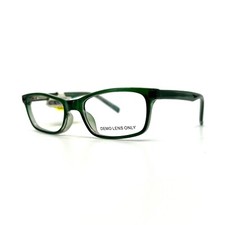 KP6103 Green Kids Square Full Rim Eyeglasses Frames 46-16-125 a1