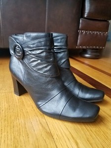 paul green black ankle boots