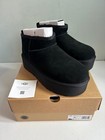 Ugg Classic Ultra Mini Platform Women Black Size UK 7 Brand New in Original Box.