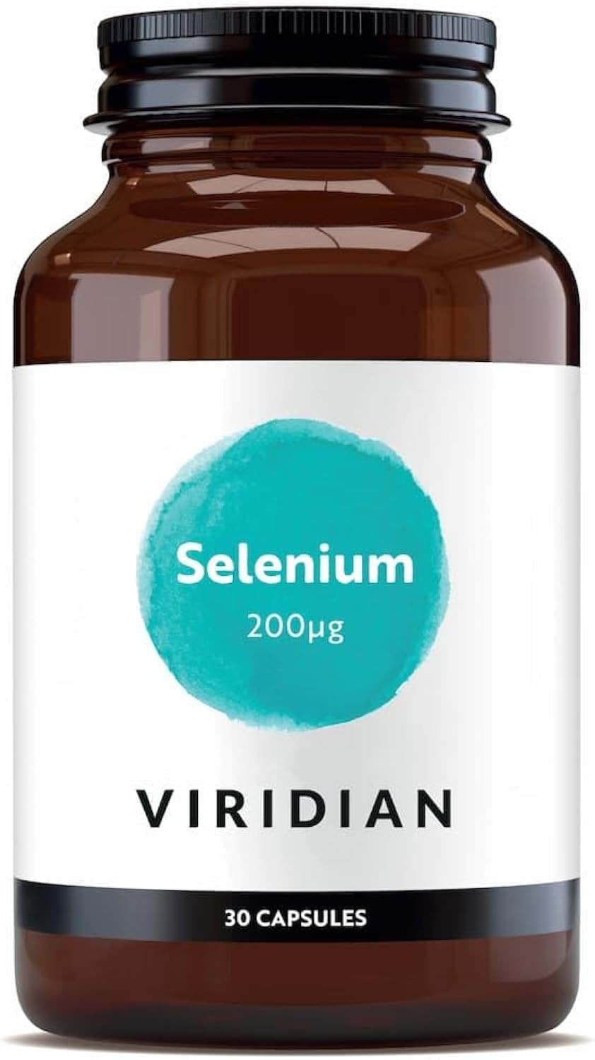 Selenium 200µg 30 Vegan Capsules - Supports Immune, Thyroid, Hair & Nail Health