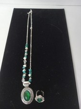 Boho/Southwestern-style matching Necklace and...