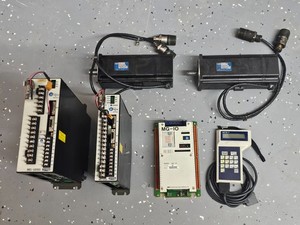 Toyoda Servo Drives/Motors/Programmer Lot. MG-V030/MG-V050/MC1K/MG-IO