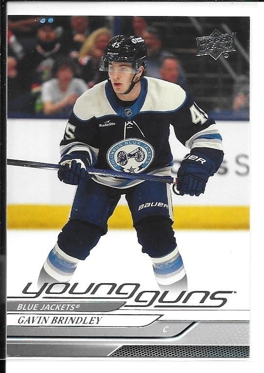 2024-25 Upper Deck Young Guns Gavin Brindley Rookie Card RC #207