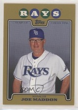 2008 Topps Gold Border 2004/2008 Joe Maddon #473 4ns