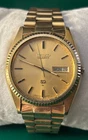 Vintage Seiko SQ Fluted Bezel 1970s 37 MM Japan Made Mens Quartz Watch 7123-8050