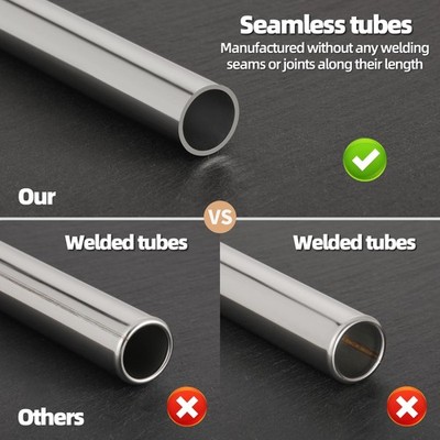Tubo Capillare In Acciaio Inox 304 Senza Saldatura - 1 Pezzo Per Impianti E Modellismo