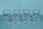 Vintage Viking Princess Clear Footed Punch Cups Set of 7 — photo 1