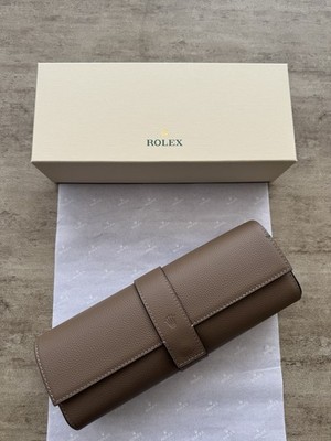 Rolex 4er Uhrenrolle NEU&OVP Uhrenetui Rolex Etui Uhrenbox Uhrenrolle ETUI Rolex