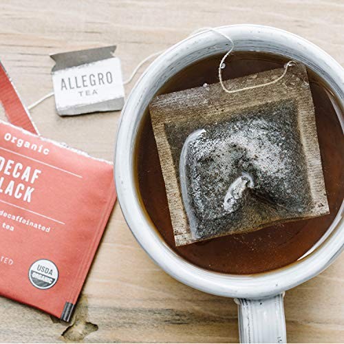 Allegro Tea, Organic Decaf Black Tea Bags, 20 ct 20 Count (Pack of 1) 