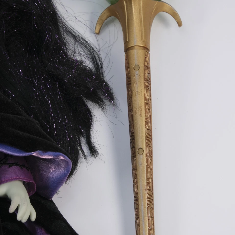 Disney Maleficent Animator Collection 14" Toddler Doll With Wand & Cape Villain - Image 3 of 4