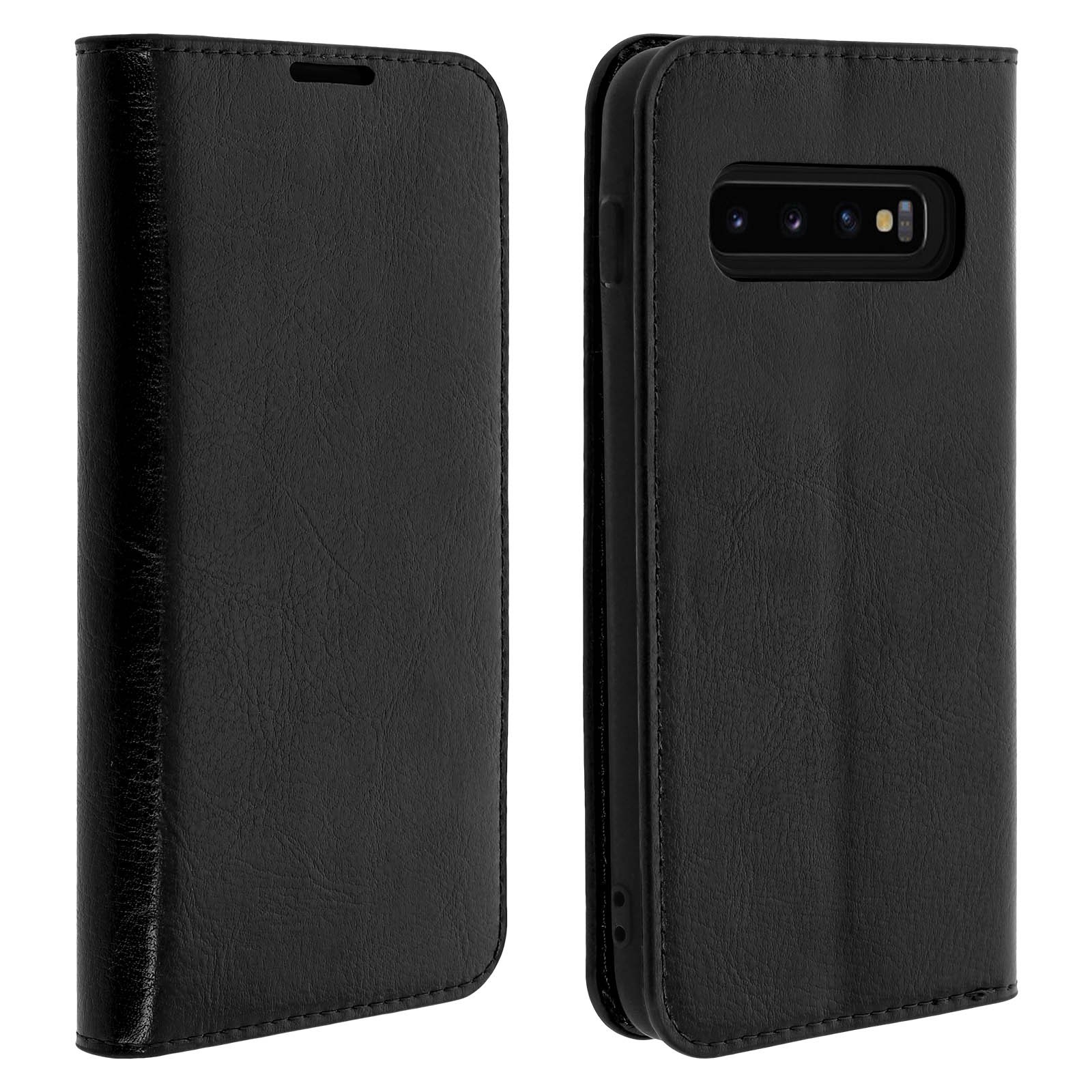 Étui Galaxy S10 Plus pour regarder vos vidéos en voyage avec la housse noir