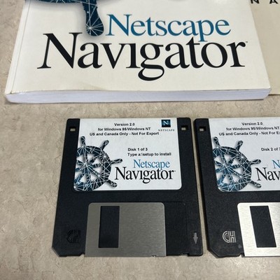 Vintage Netscape Navigator For Windows NT/Windows 95 | eBay