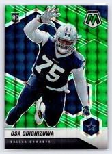2021 Panini Mosaic - Rookies Osa Odighizuwa #360 Green Mosaic Prizm (RC)