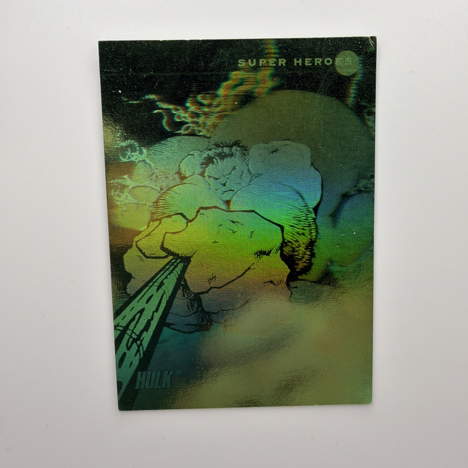 1992 Marvel Universe Series III Hulk H-1 Hologram Card – Impel – Vintage Marvel
