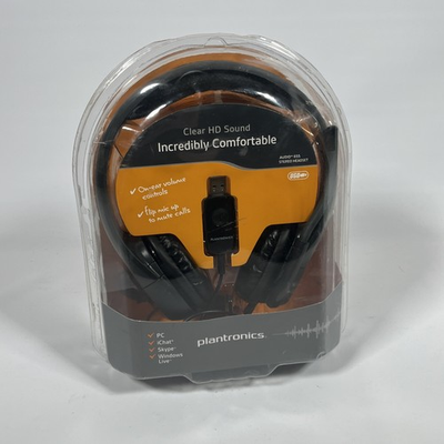 #ad #ad Plantronics Audio 655 DSP Black Headband Headsets Stereo Clear HD $54.99