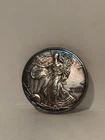 1997 American Silver Eagle 1 Oz Silver Coin Toned