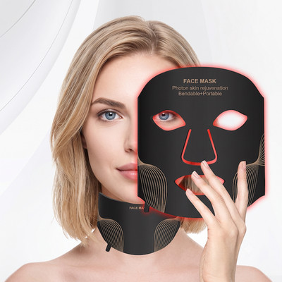 7 Color LED Photon Facial Mask Silicone Light Therapy Skin Rejuvenation Device