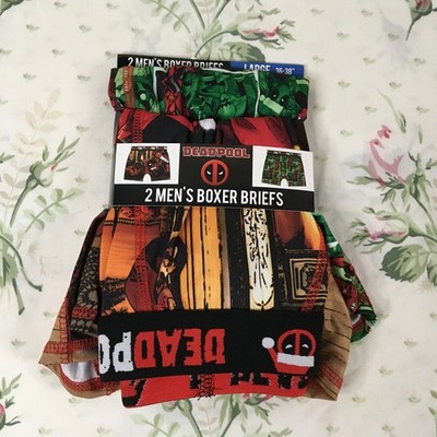 Deadpool 2 Men's Boxer Briefs size Large 36-38'' Christmas Holiday L NEW