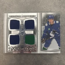 2024-25 The Cup Foundations Quad Jersey 75/99 of JONATHAN LEKKERIMAKI