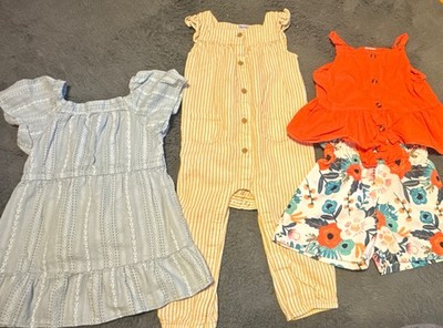 18m Toddler Girl Outfit Lot Carters Romper, Art Class Dress Patpat Two Piece