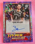 2025-26 NBA HOOPS Zaire Williams HYPER SIGNATURES AUTO SP/99