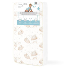 2-In-1 Breathable Dual-Sided Portable/Mini Crib Coil Mattress   3  Firm Innerspr