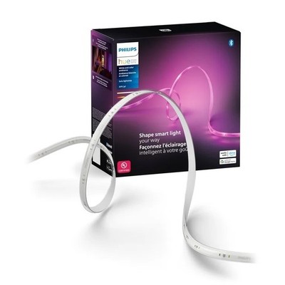 Philips Hue 33 Ft Smart LED Solo White and Color Ambiance Lightstrip Base Kit- 1